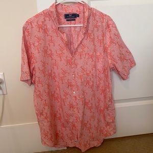 Short sleeve vineyard vines button down